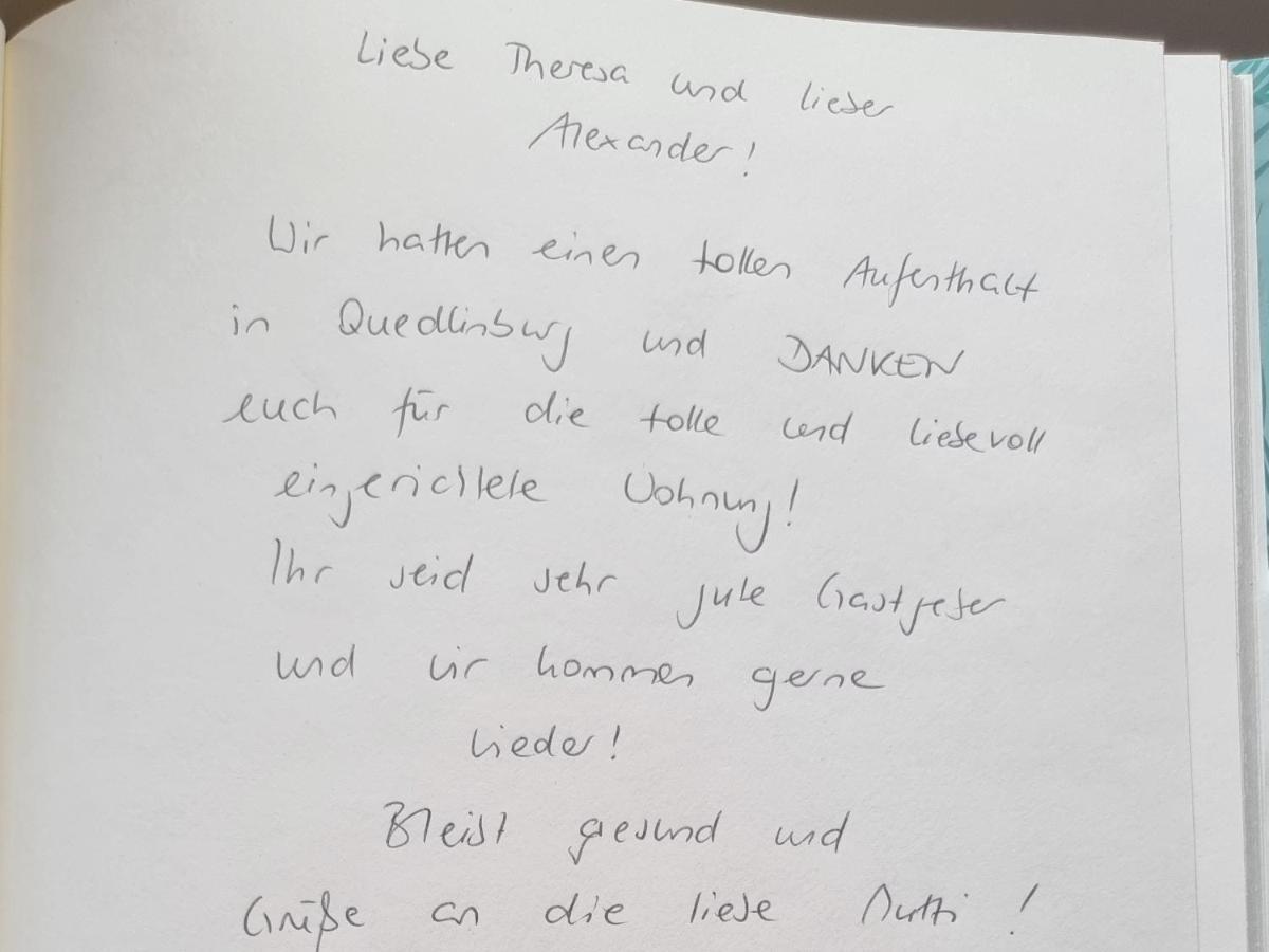 Sanierte Ferienwohnung im Einzeldenkmal Quedlinburg Exterior foto